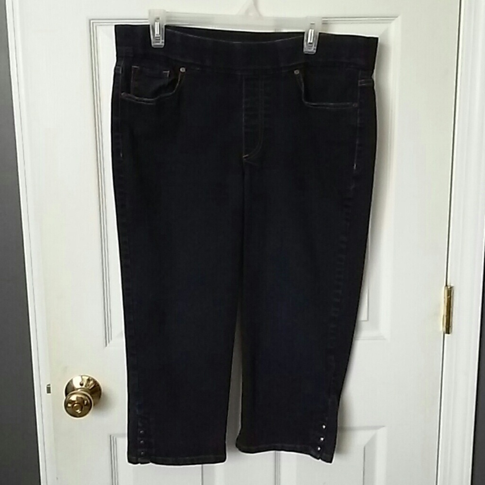 Gently loved Gloria Vanderbilt stretch capris